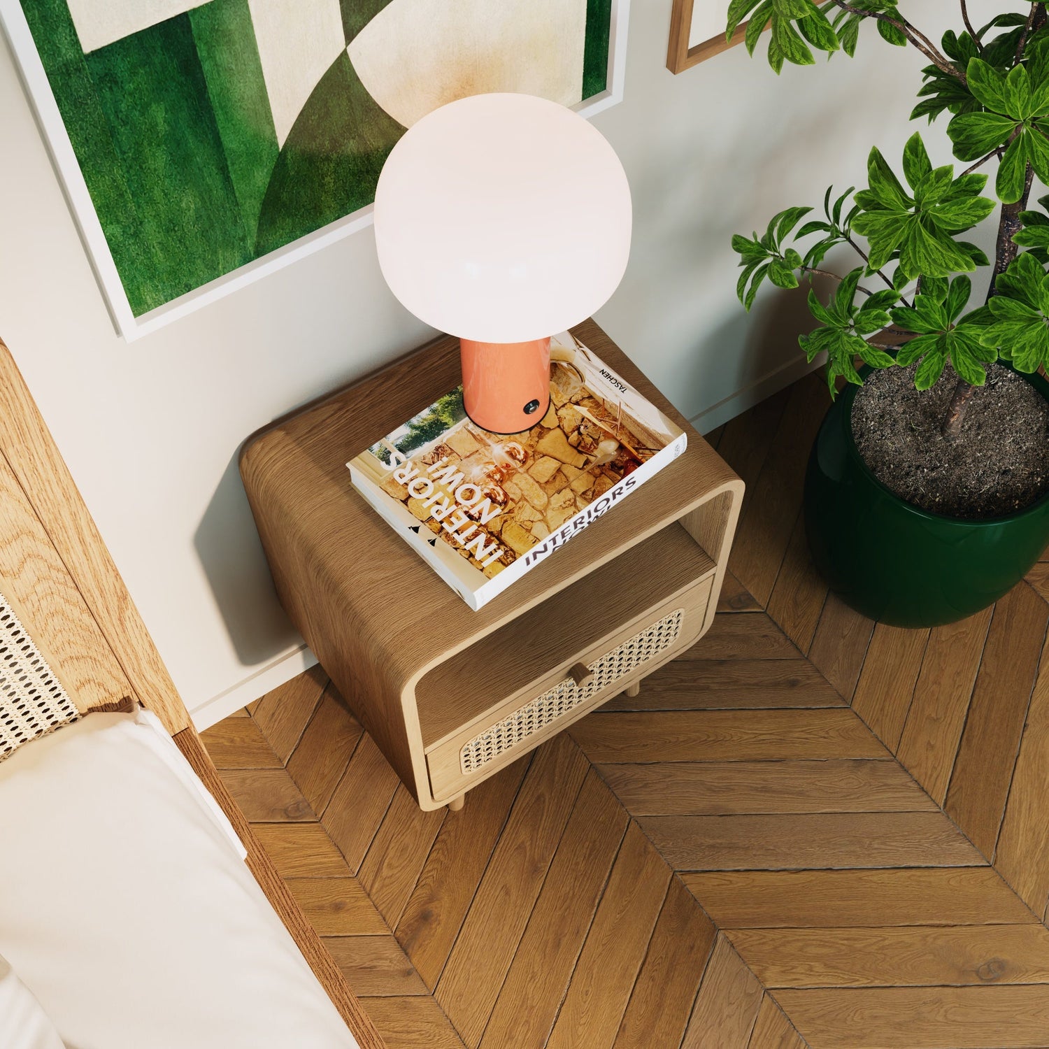 Rattan cannage, x2
