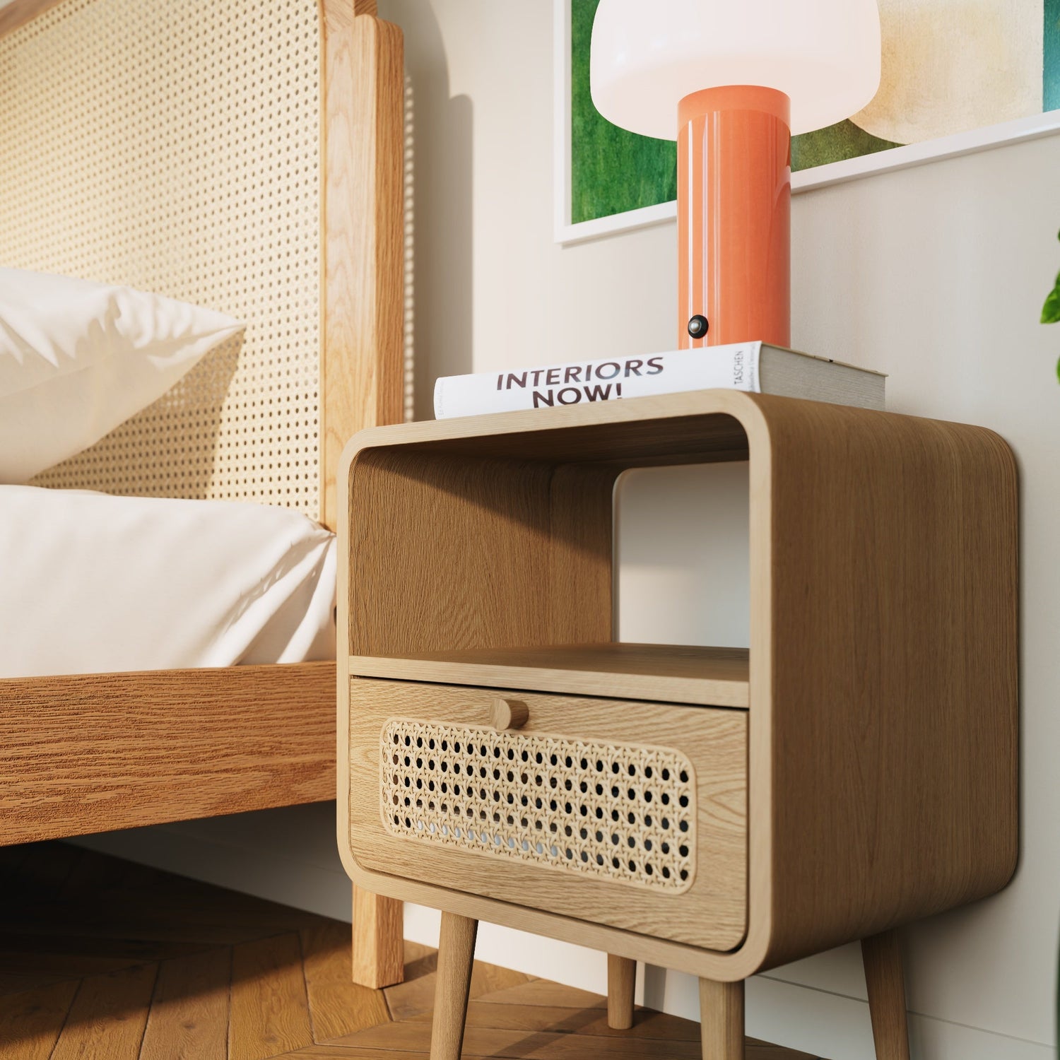 Rattan cannage, x2